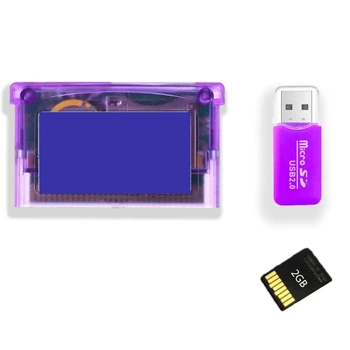Адаптер флэш-карты для картриджа Gba, устройство резервного копирования игр емкостью 2 ГБ с USB-накопителем
