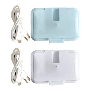 Влажные салфетки для новорожденных, нагревательная коробка, USB-портативные детские салфетки, подогреватель влажных салфеток, тепловой дозатор теплых влажных полотенец