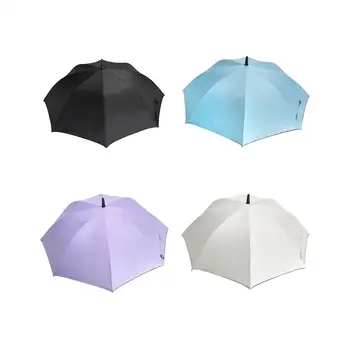 Зонт от дождя с 8 ребрами, водонепроницаемый Зонт-палка, креативный Удобный Непромокаемый Ветрозащитный зонт для пеших прогулок, кемпинга на открытом воздухе