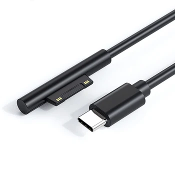 Источник питания USB Type C Кабель-адаптер для быстрого зарядного устройства PD для Microsoft Surface Pro