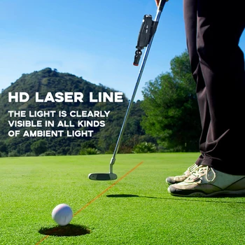 Клюшка для гольфа, лазерный прицел, указка, тренажеры для тренировки пресса, регулируемая на 360 градусов линия для тренировки гольфа, инструмент для тренировки свинга в гольфе