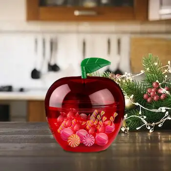 Коробка конфет Контейнер для закусок Игрушка Яркого цвета Небьющийся Футляр для конфет в форме фрукта Украшение Рождественской вечеринки