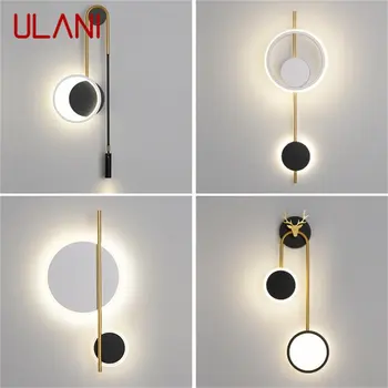 Креативные настенные бра ULANI Nordic, современные светильники для домашнего оформления гостиной в помещении