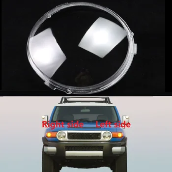 Крышка фары автомобиля для Toyota FJ Cruiser Пластиковая линза фары Прозрачные абажуры Заменяют оригинальное стекло