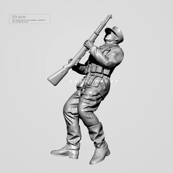 наборы моделей солдата из смолы 50 мм 1/35 бесцветные и самосборные фигурки (3D печать) TD-4439/3D