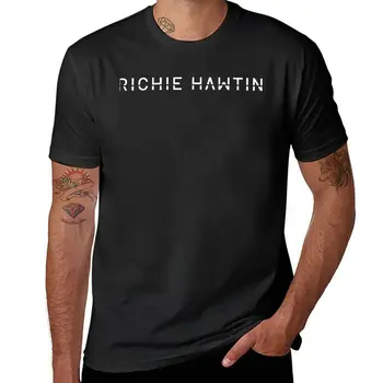 Новая популярная футболка с логотипом Richie Hawtin, винтажная одежда, футболки, футболки с графическим рисунком аниме, быстросохнущая рубашка, мужские футболки, упаковка