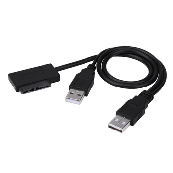 Ноутбук 7 + 6Pin, тонкий адаптер-конвертер SATA в USB2.0, кабель Easy Drive