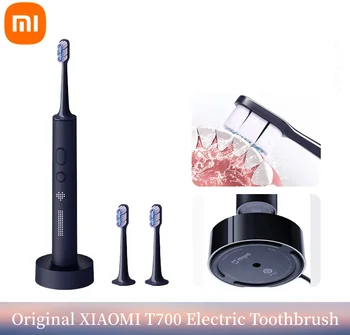 Оригинальная зубная щетка XIAOMI MIJIA Sonic Электрическая Зубная щетка T700 Портативная для отбеливания зубов Ультразвуковая вибрационная щетка для чистки полости рта