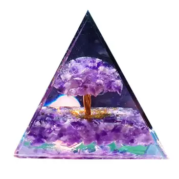 Пирамида Древа Жизни, генератор положительной энергии Рейки, балансировка для защиты, медитация, декор для домашнего офиса