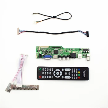 Плата контроллера ЖК-телевизора M6V5 поддерживает ТВ AV VGA Аудио USB HDMI-совместимый для 12,1-дюймовой ЖК-панели 1024х768 M121GNX2 R1
