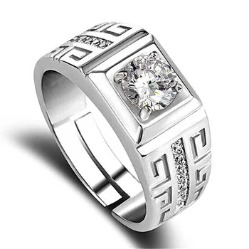 Популярное кольцо с цирконием для мужчин и женщин S925, посеребренное, высококачественные Оригинальные подарки на День Святого Валентина