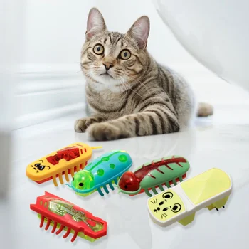 Принадлежности для домашних животных Электрическая Зубная щетка, Жук-прыгун, Электронная мышь, Машина для борьбы с жуками, Игрушка для кошек для соревнований