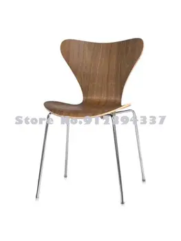 Скандинавский стул-бабочка из кованого железа современный минималистичный домашний обеденный стул легкий роскошный дизайнерский минималистский кофейный ресторан