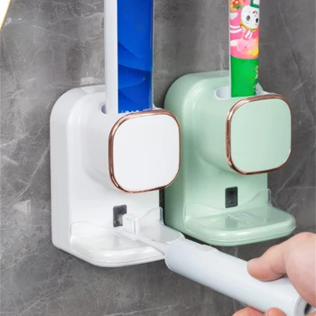 Соковыжималка для зубной пасты, автоматический индукционный силиконовый экструдер, Перезаряжаемый Настенный дозатор с датчиком, белый