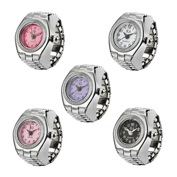 Старинные кварцевые часы и кольца для пары, женские Мужские аксессуары, крутые часы в стиле панк-хип-хоп, кольца для пальцев, ювелирные изделия в подарок